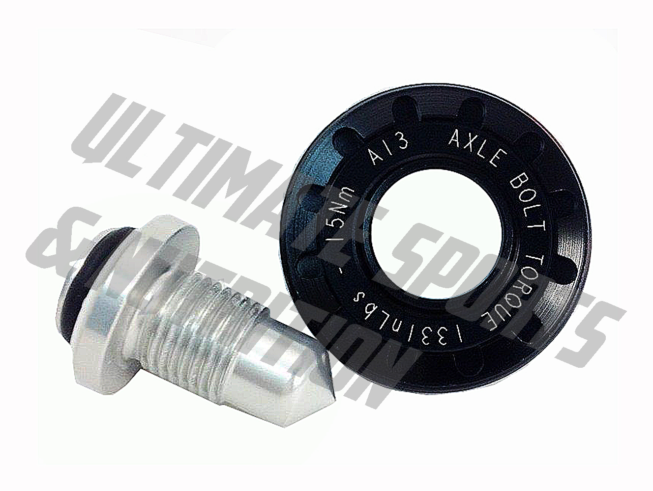 Axle Cap and Bolt For Cannondale Lefty Hub Black Left Hub Replacement